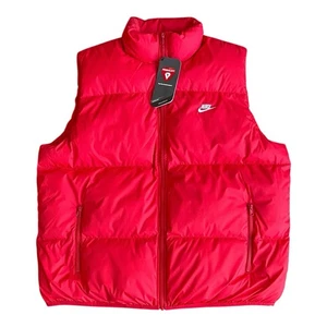Nike Sportswear Club Primaloft Men's Red Puffer Vest Size XL FB7373-657 NWT - Picture 1 of 8