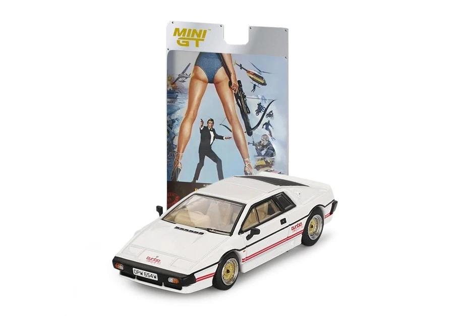 Mini GT 1:64 LOTUS ESPRIT TURBO FOR YOUR EYES ONLY 1981 007 JAMES BOND FRENCH - Immagine 1 di 4