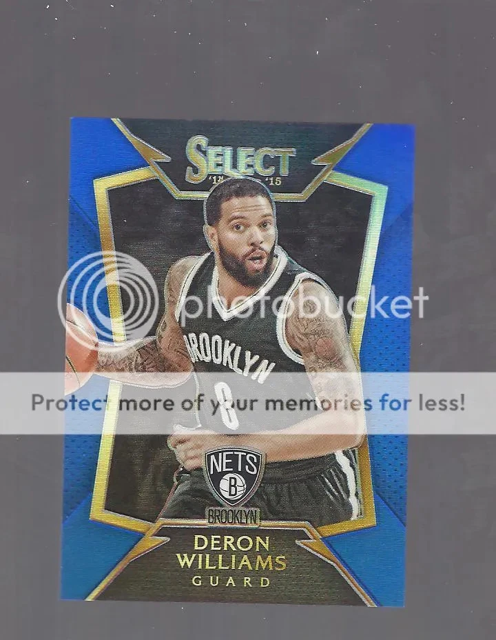 Redes Select Deron Williams #16 Blue Prizm 185/249 2014-15 Foto 1 de 1