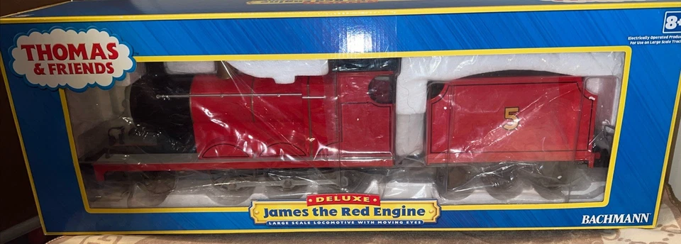  Bachmann G Thomas Serie 91403 JAMES El Motor Rojo con Ojos en Movimiento Foto 1 de 1