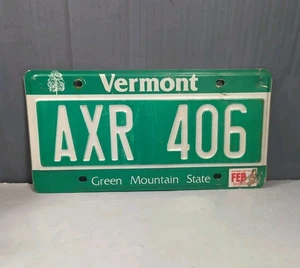 Nummernschild Vermont Green Mountain State Maple Tree # AXR 406 abgelaufen  - Bild 1 von 6