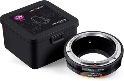 K&F Concept FD-M4/3 Lens Adapter for Canon FD Lens to M4/3 Olympus & Panasonic - Image 1 of 4