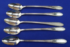 National Viceroy Plate Flame (5) Ice Tea Spoons - Picture 1 of 4
