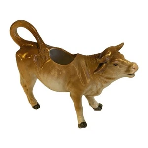 Vintage Ceramic Cow Creamer Dairy Jug Without Lid - Picture 1 of 5