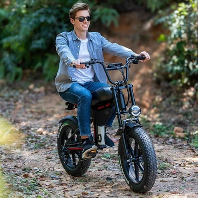 20inch Electric Bicycle 48V 18AH Battery Fat Tire Electric Bikes for Adult ebike - Image 1 of 4