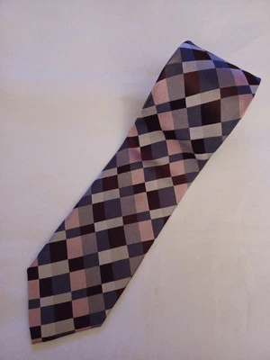 Ted Baker London Silk Multicolored Plaid Tie Preppy England - Image 1 of 4