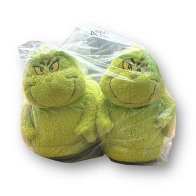 American Eagle AE Grinch Slippers 3D Women Size Medium / Large Green Sealed NEW - Image 1 of 4