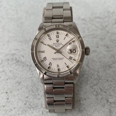 1972 Rolex Date Oyster Perpetual 1501 Steel Swiss Vintage Cal.1570 Watch - Image 1 of 4