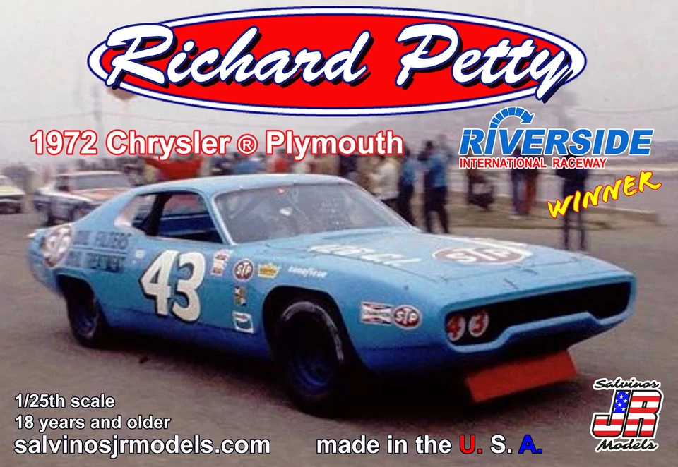 RPCP1972R - Richard Petty 1972 年普利茅斯河滨冠军 — 第 1/1 张图片