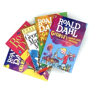 Roald Dahl Kids Book Bundle(Lot of 5) Charlie, Matilda, Giraffe - Picture 1 of 18