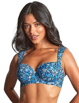 Panache Bette Bikini Top Balcony Padded Underwired Womens Swimwear SW1842C - Image 1 of 4