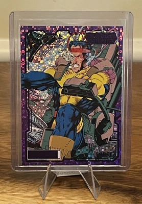 2024 UD Marvel Allegiance Infinity Forge Purple Box card #78, Rare card 07/199 - Image 1 of 4