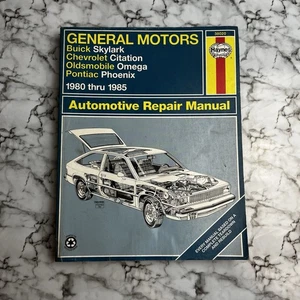 Manual de reparación de automóviles Haynes GM Buick, Chevrolet, Oldsmobile, Pontiac (1980-1985) - Imagen 1 de 7