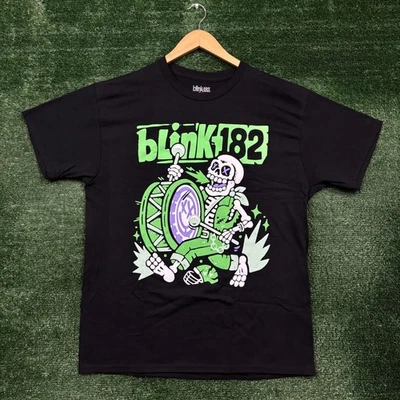 Camiseta Blink-182 Skeleton Marching Drummer Punk Rock Band Talla Grande Foto 1 de 4