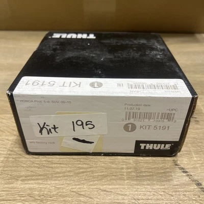 Thule 5191 Roof Rack Fit Kit Black for 2009-2015 Honda Pilot (5-dr SUV) KIT 195 - Image 1 of 4