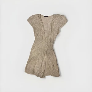 Brandy Melville Womens Cottagecore Prairie Robbie Ditsy Floral Wrap Mini Dress - Picture 1 of 3