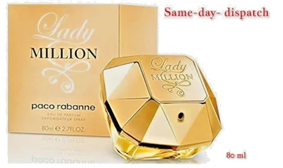 PACO RABANNE Lady Million Eau de Parfum 80ml Spray Brand New & Sealed Box FAST SHIPPING