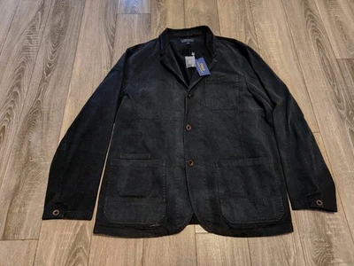 Jaqueta polo Ralph Lauren de lona nova com etiquetas celeiro jaqueta de caça preta masculina tamanho XXL T - Imagem 1 de 4