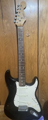 Squier Strat  By Fender Guitar - Image 1 of 4