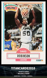David Robinson 1990 Fleer San Antonio Spurs #172 - Picture 1 of 2