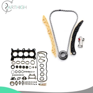 Full Gasket Set Timing Chain Kit Fits 06-11 Honda Civic SOHC R18A1 1.8L - Picture 1 of 7