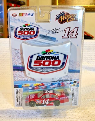 Tony Stewart #14 Old Spice Daytona 500 WC/MA 1/64 Diecast & hood 2009 - Image 1 of 3