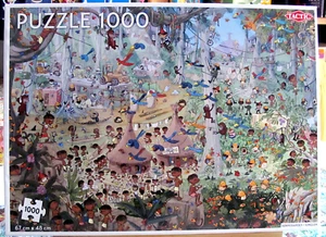 1000 Teile Puzzle v. Tactic " Jungle " - Bild 1 von 5