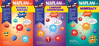Naplan-style Year 3 Pack Of 3:Reading & Writing, Language Conventions, Numeracy  • 28.95$