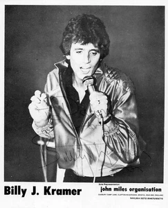 60'S POP/BEAT - BILLY J KRAMER (Dacotas) - signed Promo Picture - vgc - Bild 1 von 1