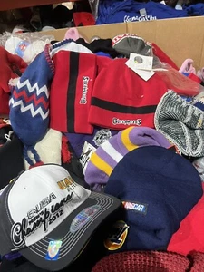 Beanie lotto di 10 berretti invernali in maglia elasticizzati misura casuale mix rivenditore lotto - Foto 1 di 5