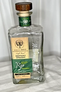 Wilderness Trail Straight Rye Empty  Bourbon Unrinsed Limited 118/250 Man Cave - Picture 1 of 7