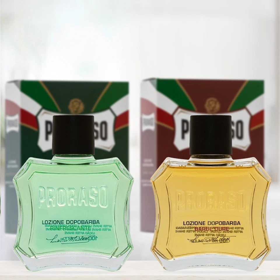 PRORASO (Verde, Rojo, After Shave, Sándalo, Eucalipto, Loción, 100 ml) Foto 1 de 1