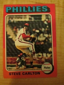 1975 Topps Steve Carlton #185 Philadelphia Phillies - Picture 1 of 2