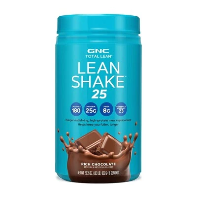 GNC — Total Lean Shake, 25, шоколад, 1,83 фунта, срок годности: 2027 - Изображение 1 из 3