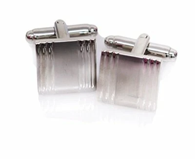 Geoffrey Beene Designer  Men's Silver Cufflinks - Image 1 of 4