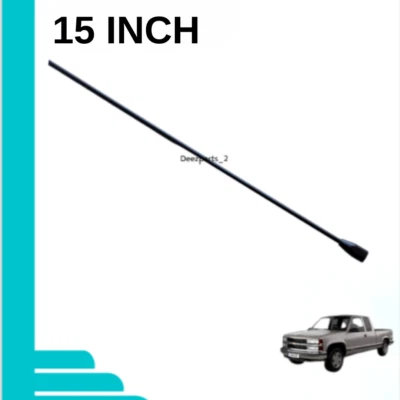 Antena 15" negra para Chevrolet Express 3500 1996-2024 hembra Foto 1 de 4
