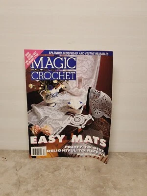 U3 Magic Crochet Pattern Magazine 123 December 1999 Doilies Bedspreads BurgesC27 - Image 1 of 4