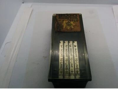 RIDGID 50710 DIES, HIGH SPEED STEEL, 3/8" NPT, MONO PIPE, RH, 4 PIECE PKG, NIB - Image 1 of 4