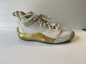 Nike sneakers NASA Apollo Missions White Metallic Gold Size 5 youth astronaut - Picture 1 of 8