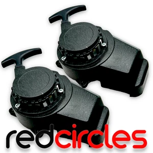 2x MINI MOTO NEGRA ARRANQUE DE METAL se adapta a 47cc y 49cc MINI DIRT & QUAD - Imagen 1 de 2