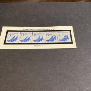 Scott#2135-17c Dog Sled PNC5-MNH-Plate #2-US - Picture 1 of 1