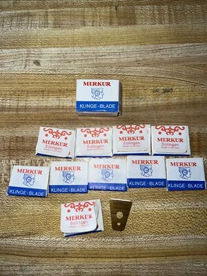 Коробка 10 лезвий для усов и бровей Merkur - Изображение 1 из 4