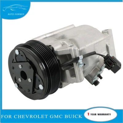A/C Compressor w/Clutch For Buick Enclave Traverse GMC Acadia Outlook 07-12 - Image 1 of 4