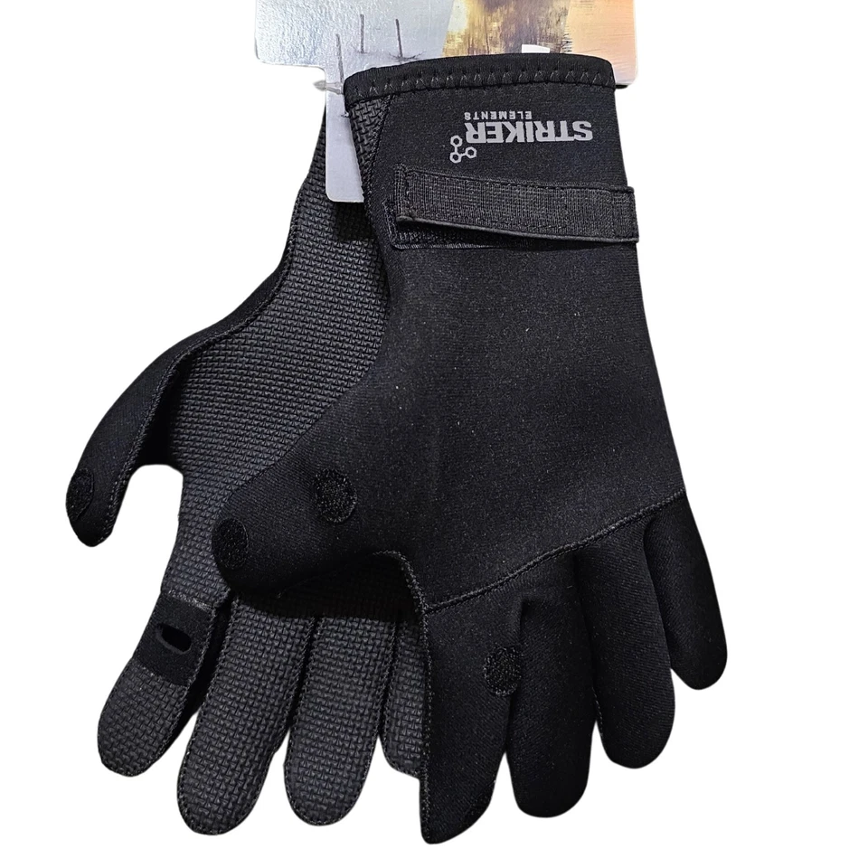 Перчатки для захвата Striker Ice Elements черные неопреновые, размер XL - Изображение 1 из 1