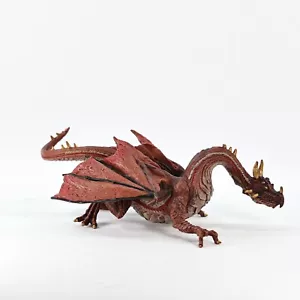 Figura Mítica Safari Ltd. 2008 Mountain Dragon Marrón Rojo Dorado PVC 9" - Imagen 1 de 9