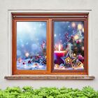 3D Kerze M707 Christmas Fenster Filmdruck Aufkleber Haften Befleckt Glas Xmas Fa