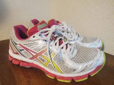 Asics GT-2000 2 Women’s Running Shoes Size 7 White Silver Pink T3P8N - Image 1 of 4