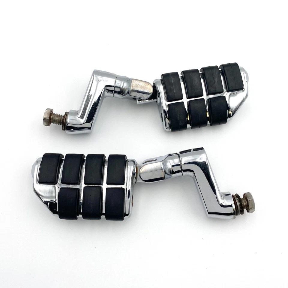 Kuryakyn Large Dually ISO Offset Mount Foot Pegs for Harley Touring Softail Dyna - Image 1 of 4