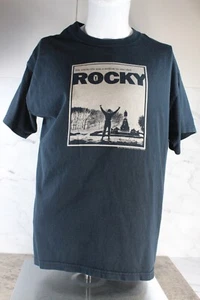 American Classics ROCKY Short Sleeve T Shirt Black Men's Size Large - Picture 1 of 4
