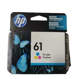 NEW Genuine HP 61 Tri-Color Ink Cartridges Exp May 2023 - Picture 1 of 6